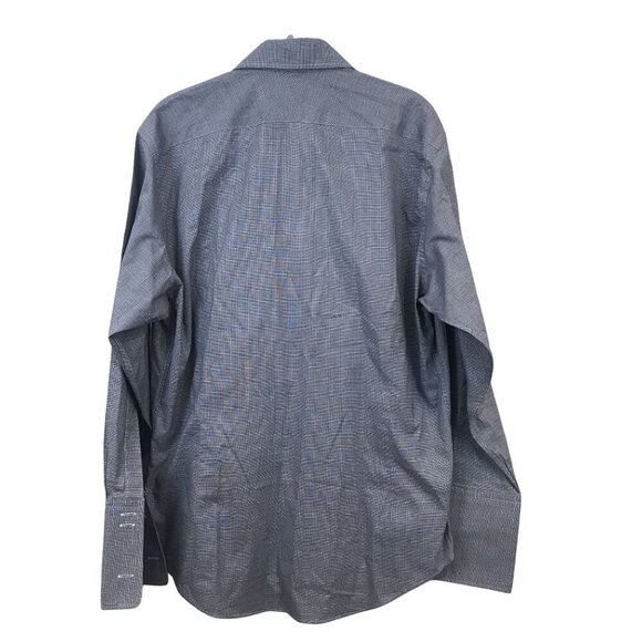 Hawes & Curtis Warwick Tailored Fit Checkered Shirt 15.5" 33" French Cuff Luxury - Picture 2 of 6